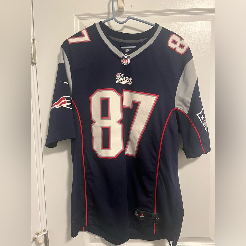 Rob Gronkowski Patriots Nike Official On Field Jersey Men’s Medium